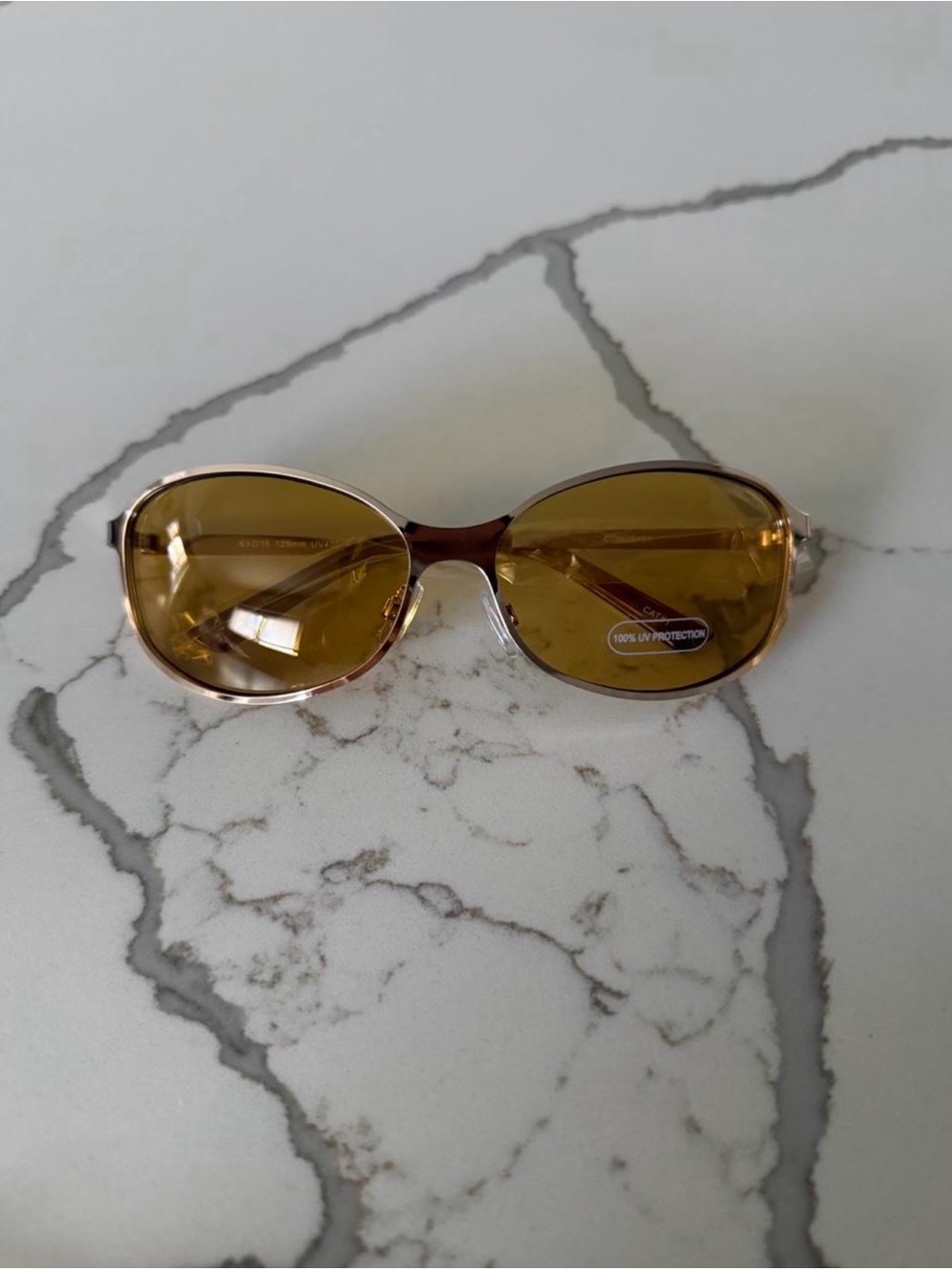 Fashion Nova Amber Oval Sunglasses